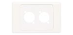 Wallplate For Dual D Series Connectors