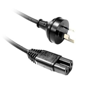 DYNAMIX 3M Power Cable 3-Pin To Notched C15 Rubber Flex. 1.0mm
