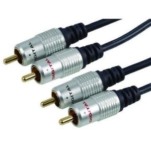 2 Way RCA to RCA 900mm Cable