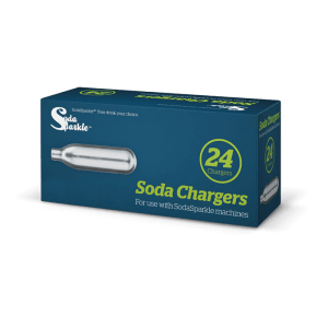SodaSparkle CO2 soda chargers 24 Pack Soda Sparkle