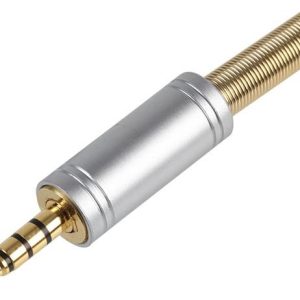 TRRS Plug 3.5mm Gold Plated Contacts Brass Body