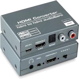 HDMI Audio Extractor With ARC Black Box