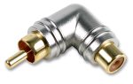 RCA Pass Through Audio Module Adapter Right Angle - front view