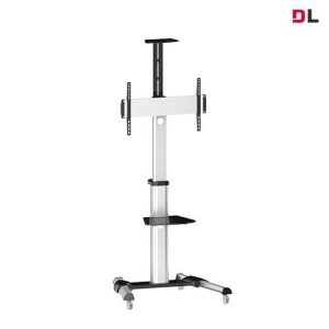 BRATECK 32'-70' Telescopic Height Adjustable TV Cart. Max Load 50Kgs.