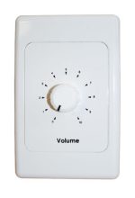 75 watt Clipsal (Series 2000) wall plate 100v volume attenuator with relay bypass
