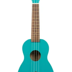 Makala Soprano Shark Ukulele - Mako Blue - front view