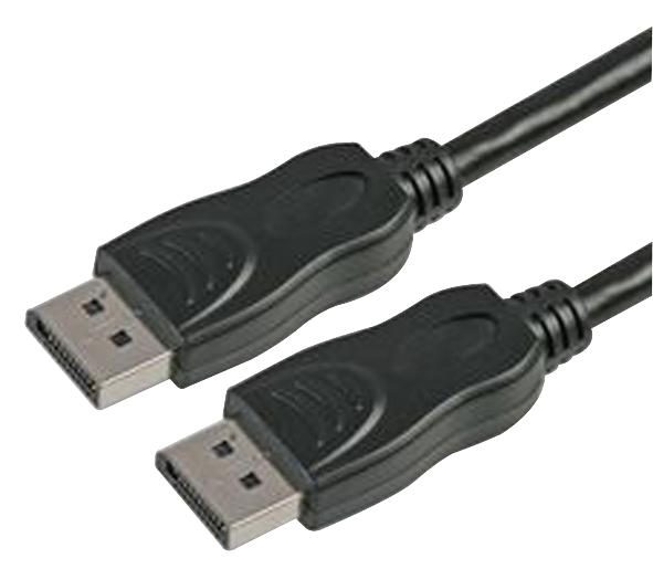 3m Display Port Male to Display Port Male Cable Lead - front view