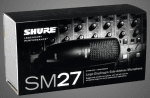 Shure SM27 Professional Large Diaphragm Condenser Microphone