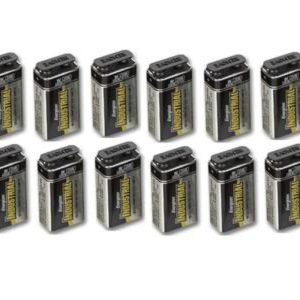 9V Energizer Battery Industrial Pack of 12, 9 V, PP3, Alkaline