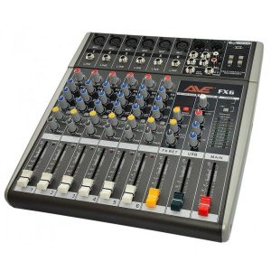 AVE Strike -FX6 PA Mixer and USB 6 Channel