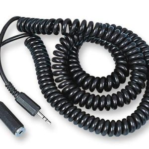 3.5mm TRS Jack to 3.5mm TRS Socket 1m Cable Lead - front view