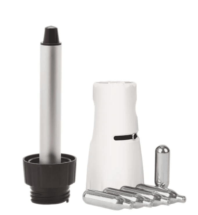 Soda Sparkle Replacement Charger and Activating Body plus 5 Soda Chargers