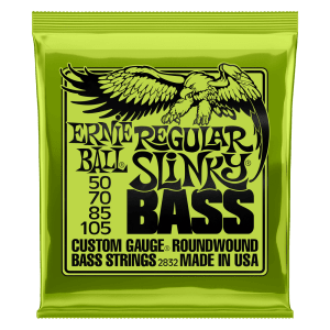Regular Slinky Nickel Wound Electric Bass Strings - 50-105 Gauge