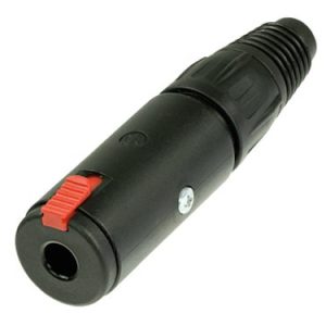 STEREO PHONE CORD LOCK - BLACK