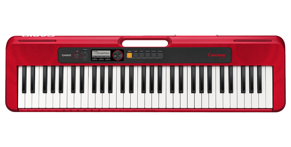 Casio CT-S200 61 Key Digital Portable Keyboard Red