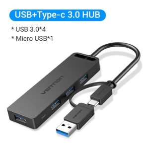 USB-C to 4 Port USB-A Hub