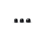 Shure Black Foam Tips- 2 Medium (1 PR) - front view