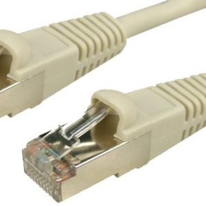 0.5m Cat6 26AWG Beige STP Patch Lead