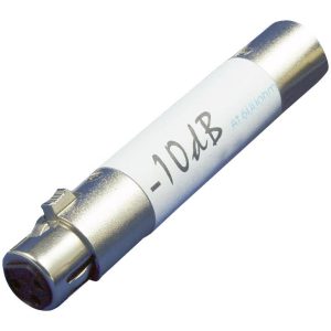 Pad Attenuator -10dB XLR Audio Adapter