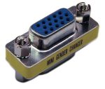 DYNAMIX HD DB15 VGA Female/Female Mini Gender Changer Adapter - front view