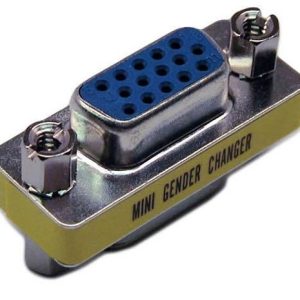 DYNAMIX HD DB15 VGA Female/Female Mini Gender Changer Adapter
