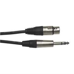 XLR F/Male to TRS 6.35mm Cable 6m XLRF-TRS Jack