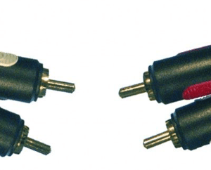 Maximum 2 x RCA to 2 x RCA cable, 5 metre, Ø 6/6mm