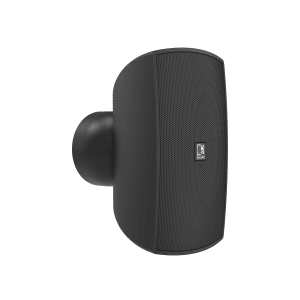 Black ATEO4M In & outdoor surface mount loudspeaker with CleverMount+™