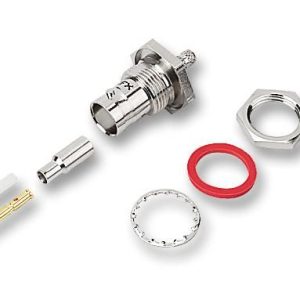 RF / Coaxial Connector, BNC Coaxial, Straight Bulkhead Jack, Crimp, 50 ohm