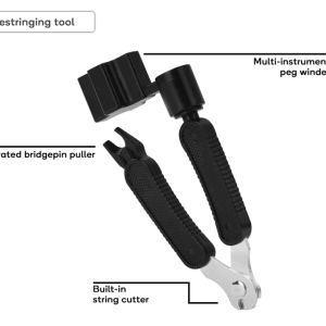 Guitar String Wind, Cutter & Pin Puller