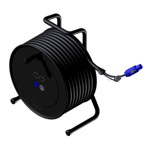 PROCAB CRX603 – Cable Reel XLR & PowerCON (XLR Male + PowerCON Power In)