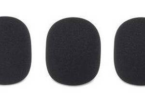 SE50/SE10/LM10 Windscreen Black (3-pack)