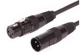 EWI DMX3-20 – 3-Pin XLR Male to XLR Female DMX Cable (20 ft / 6 m)