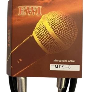 EWI MPS6 – 1/4" TRS to 1/4" TRS Balanced Cable (6 ft / 1.8 m)