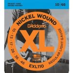 D'Addario EXL110 - Regular Light Gauge Electric Guitar String Set - 10/46 - front view