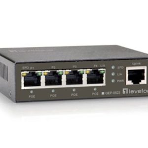 5-Port Gigabit PoE Switch, 802.3at/af PoE, 4 PoE Outputs, 60W
