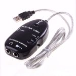 Guitar Cable Audio USB Link Interface Adapter for MAC/PC
