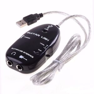 Guitar Cable Audio USB Link Interface Adapter for MAC/PC