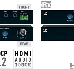 4K POH/HDBaseT/HDMI with Audio De-Embedder Extenders (TX/RX KIT)