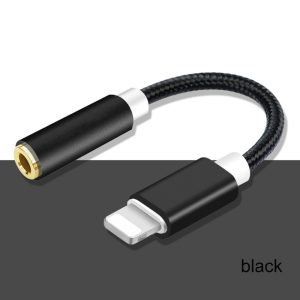 Lightning to 3.5MM Jack For Headphones AUX Audio Converter For iPhone 7 & 8 Plus