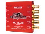 DECIMATOR MD-QUAD 3G/HD/SD-SDI Quad Split Multi-Viewer with SD/HD/3G-SDI & HDMI Outputs Version 3 - front view
