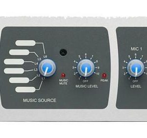 Cloud 240 Watts RMS output into 4 ohms or 25/70/100 volt with configurable transformer (internal), 6 mic and 4 line inputs