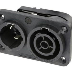 powerCON TRUE1 TOP appliance in/out connector, IP65/UV resistant with NU-SCNAC-PX