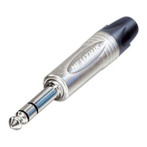 STEREO JACK PLUG - NICKEL CONTACTS/ NICKEL SHELL