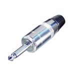 1/4" 2 POLE SPEAKER JACK, LARGE CBLE OUT - front view