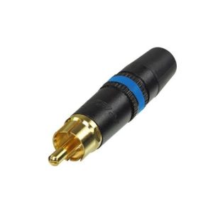 Neutrik/Rean RCA Connector Blue Ring