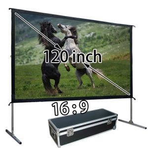 Fast Fold Front Projection Screen 120inch 16:9 Format