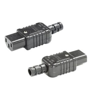 Re-wire able IEC Female C13 10A trailing socket. Termination: screw terminals