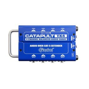 Radial CATAPULT TX4 - 4ch transmitter, with balanced i/o, uses shielded cat-5