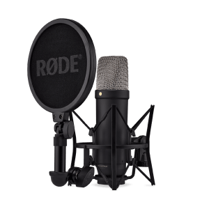 RODE Nt1Gen5B Nt1 5Th Gen - Black - Studio Condenser Microphone With Xlr Output & Usb, Dsp